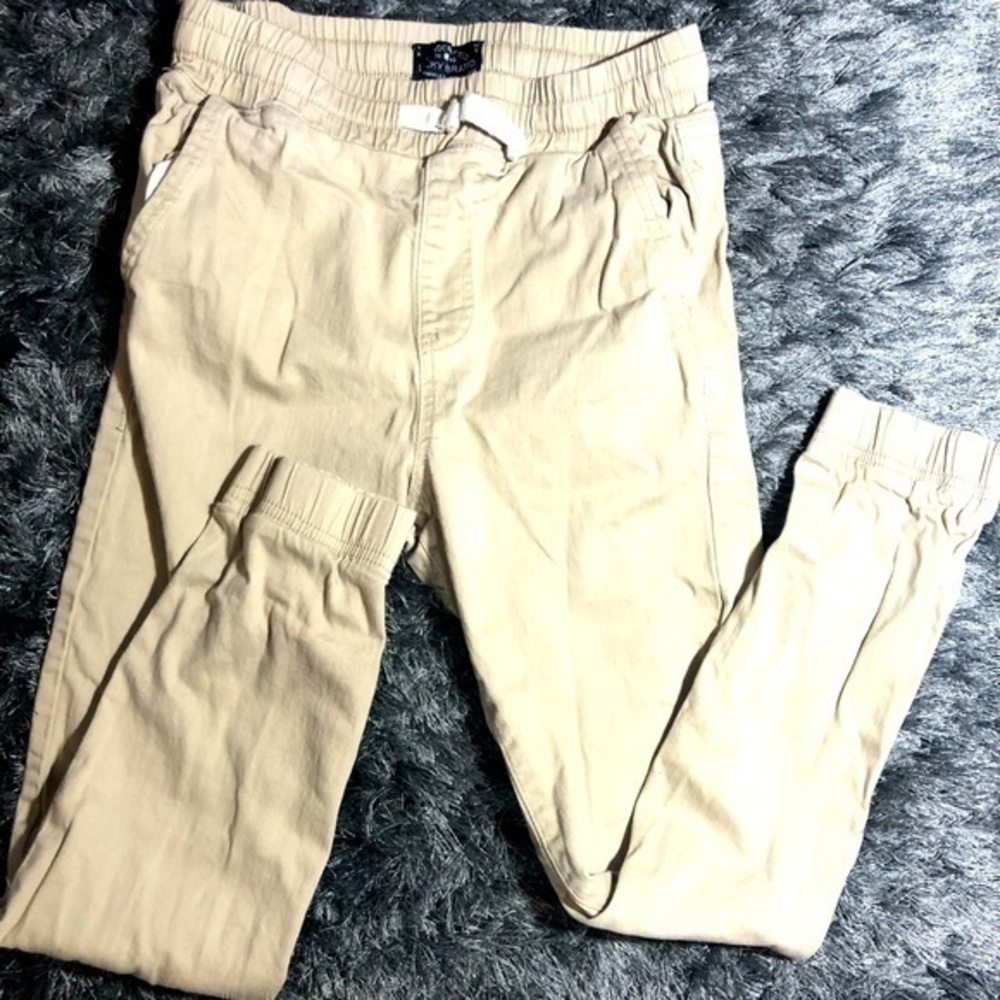 Lucky Brand Tan Woven  Jogger Pants -  Boy…